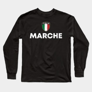 Marche Pride Marches Roots Marchigiano Heritage Long Sleeve T-Shirt